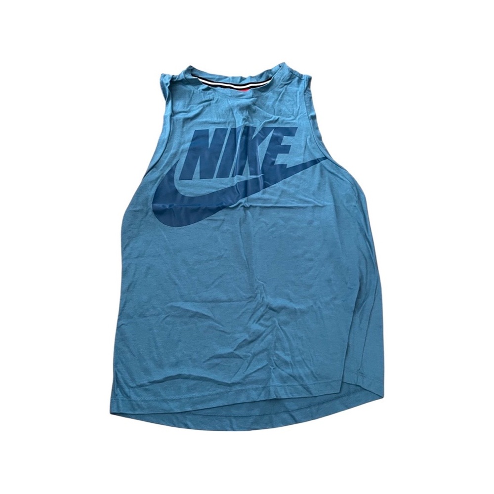 Nike Aqua Blue Tank Top - Small